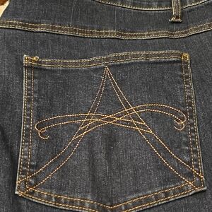 Women's Boot Cut Jeans - Dark Blue